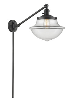 Franklin Restoration One Light Swing Arm Lamp in Oil Rubbed Bronze (405|237-OB-G542)