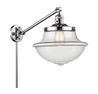 Franklin Restoration One Light Swing Arm Lamp in Polished Chrome (405|237-PC-G542)