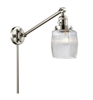 Franklin Restoration One Light Swing Arm Lamp in Polished Nickel (405|237-PN-G302)