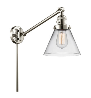 Franklin Restoration One Light Swing Arm in Polished Nickel (405|237-PN-G42)