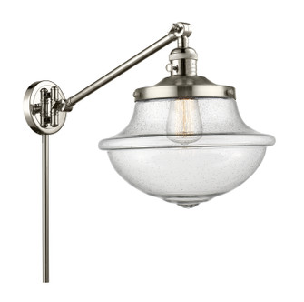 Franklin Restoration One Light Swing Arm Lamp in Polished Nickel (405|237-PN-G544)