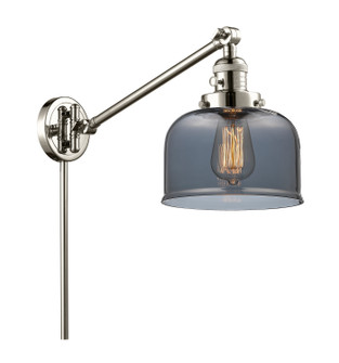 Franklin Restoration One Light Swing Arm Lamp in Polished Nickel (405|237-PN-G73)