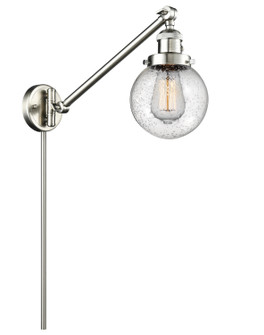 Franklin Restoration LED Swing Arm Lamp in Brushed Satin Nickel (405|237-SN-G204-6-LED)
