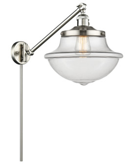 Franklin Restoration One Light Swing Arm Lamp in Brushed Satin Nickel (405|237-SN-G542)