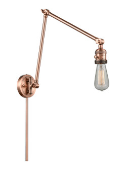Franklin Restoration One Light Swing Arm in Antique Copper (405|238-AC)