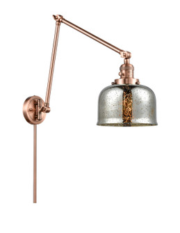 Franklin Restoration One Light Swing Arm Lamp in Antique Copper (405|238-AC-G78)