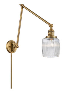 Franklin Restoration LED Swing Arm Lamp in Brushed Brass (405|238-BB-G302-LED)