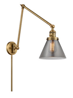 Franklin Restoration One Light Swing Arm Lamp in Brushed Brass (405|238-BB-G43)