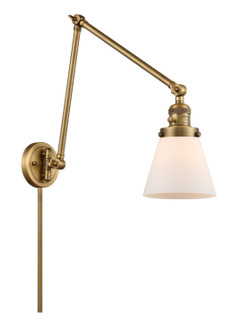 Franklin Restoration LED Swing Arm Lamp in Brushed Brass (405|238-BB-G61-LED)