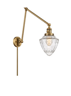 Franklin Restoration LED Swing Arm Lamp in Brushed Brass (405|238-BB-G664-7-LED)