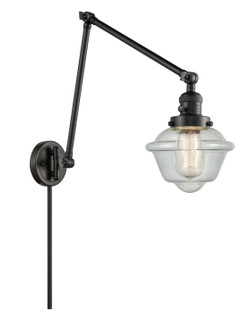 Franklin Restoration One Light Swing Arm in Matte Black (405|238-BK-G534)