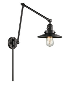 Franklin Restoration One Light Swing Arm in Matte Black (405|238-BK-M6)
