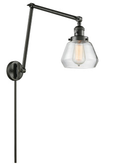 Franklin Restoration One Light Swing Arm Lamp in Oil Rubbed Bronze (405|238-OB-G172)