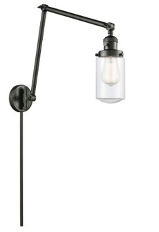 Franklin Restoration One Light Swing Arm Lamp in Oil Rubbed Bronze (405|238-OB-G312)