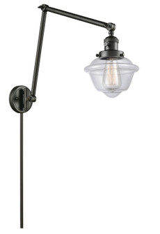 Franklin Restoration One Light Swing Arm in Oil Rubbed Bronze (405|238-OB-G532)