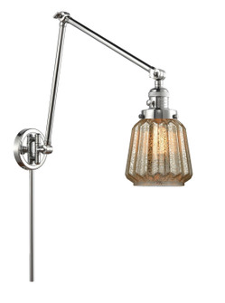 Franklin Restoration One Light Swing Arm in Polished Chrome (405|238-PC-G146)