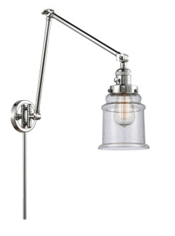 Franklin Restoration One Light Swing Arm in Polished Chrome (405|238-PC-G184)