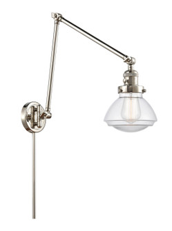 Franklin Restoration LED Swing Arm Lamp in Polished Nickel (405|238-PN-G322-LED)