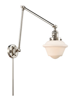 Franklin Restoration One Light Swing Arm Lamp in Polished Nickel (405|238-PN-G531)