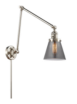 Franklin Restoration One Light Swing Arm in Polished Nickel (405|238-PN-G63)