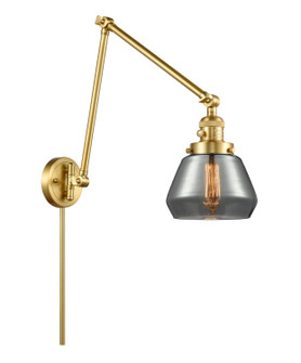 Franklin Restoration One Light Swing Arm Lamp in Satin Gold (405|238-SG-G173)