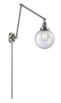 Franklin Restoration One Light Swing Arm in Brushed Satin Nickel (405|238-SN-G204-8)