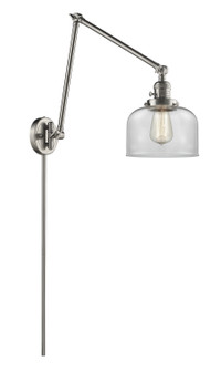 Franklin Restoration One Light Swing Arm Lamp in Brushed Satin Nickel (405|238-SN-G72)