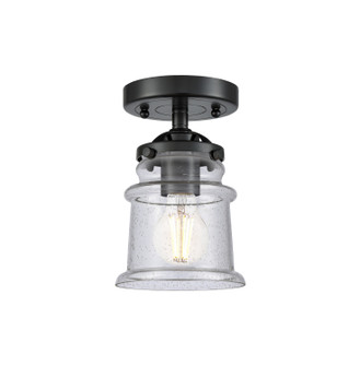 Nouveau LED Semi-Flush Mount in Black Polished Nickel (405|284-1C-BPN-G182S-LED)
