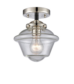 Nouveau One Light Semi-Flush Mount in Black Polished Nickel (405|284-1C-BPN-G534)