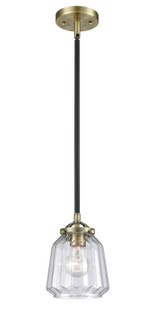 Nouveau LED Mini Pendant in Black Antique Brass (405|284-1S-BAB-G142-LED) Nouveau LED Mini Pendant in Black Antique Brass (405|284-1S-BAB-G142-LED)