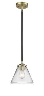 Nouveau One Light Mini Pendant in Black Antique Brass (405|284-1S-BAB-G42)