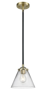 Nouveau LED Mini Pendant in Black Antique Brass (405|284-1S-BAB-G42-LED)