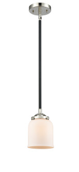 Nouveau One Light Mini Pendant in Black Polished Nickel (405|284-1S-BPN-G51)