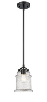 Nouveau One Light Mini Pendant in Oil Rubbed Bronze (405|284-1S-OB-G184)