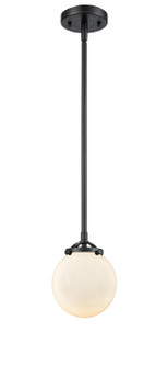 Nouveau One Light Mini Pendant in Oil Rubbed Bronze (405|284-1S-OB-G201-6)