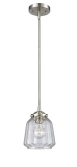 Nouveau One Light Mini Pendant in Brushed Satin Nickel (405|284-1S-SN-G142)