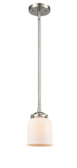 Nouveau One Light Mini Pendant in Brushed Satin Nickel (405|284-1S-SN-G51)
