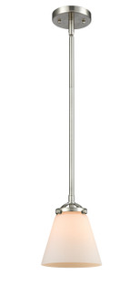 Nouveau One Light Mini Pendant in Brushed Satin Nickel (405|284-1S-SN-G61)