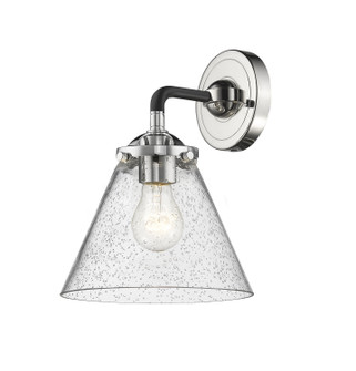 Nouveau One Light Wall Sconce in Black Polished Nickel (405|284-1W-BPN-G44)