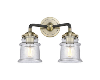 Nouveau Two Light Bath Vanity in Black Antique Brass (405|284-2W-BAB-G184S)