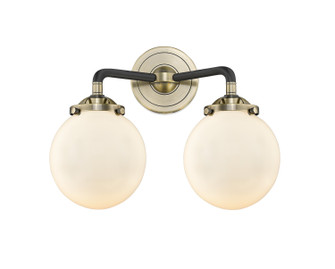 Nouveau LED Bath Vanity in Black Antique Brass (405|284-2W-BAB-G201-6-LED)