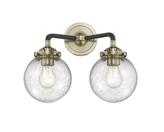 Nouveau LED Bath Vanity in Black Antique Brass (405|284-2W-BAB-G204-6-LED)