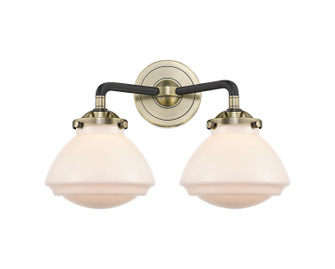 Nouveau Two Light Bath Vanity in Black Antique Brass (405|284-2W-BAB-G324)