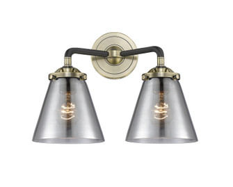 Nouveau Two Light Bath Vanity in Black Antique Brass (405|284-2W-BAB-G63)