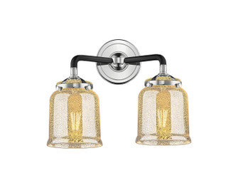 Nouveau Two Light Bath Vanity in Black Polished Nickel (405|284-2W-BPN-G58)