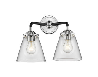 Nouveau LED Bath Vanity in Black Polished Nickel (405|284-2W-BPN-G62-LED)