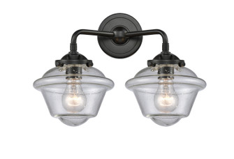 Nouveau Two Light Bath Vanity in Oil Rubbed Bronze (405|284-2W-OB-G534)