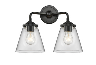 Nouveau Two Light Bath Vanity in Oil Rubbed Bronze (405|284-2W-OB-G62)