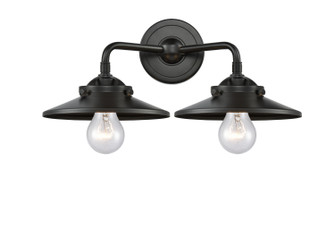 Nouveau Two Light Bath Vanity in Oil Rubbed Bronze (405|284-2W-OB-M5-OB)