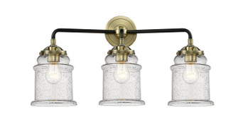 Nouveau Three Light Bath Vanity in Black Antique Brass (405|284-3W-BAB-G184)